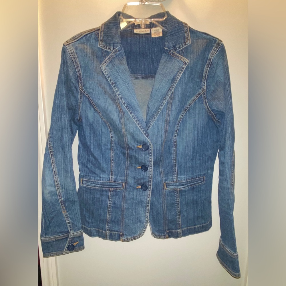 St. John’s Bay Blue Jean Jacket, Size L